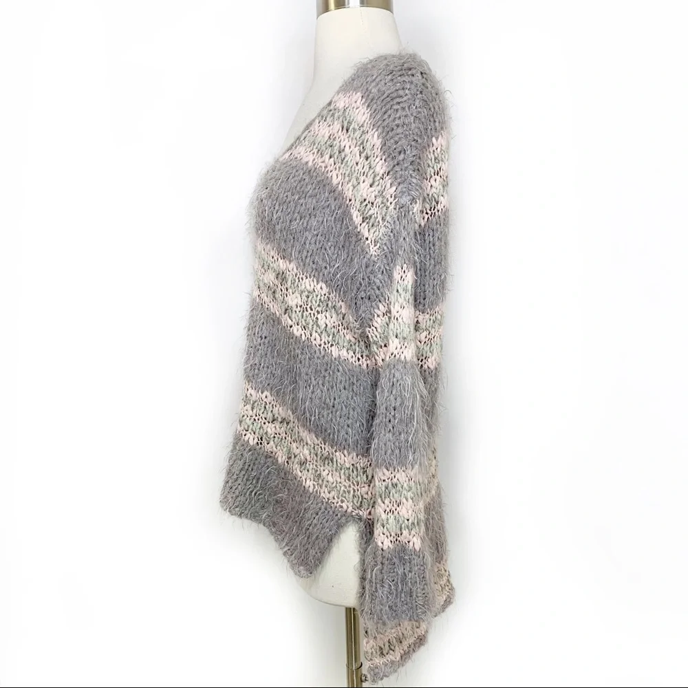 Free People Linus Stripe Pullover Sweater